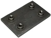 Doppelanschweißplatten