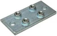Doppelanschweißplatten mit Bohrung