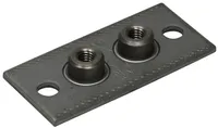 Anschweißplatten mit Befestigungsbohrung